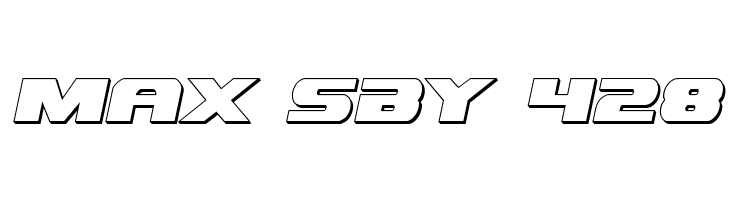 Dekaranger 3D Italic  Free Fonts Download