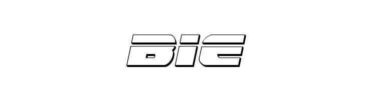 Dekaranger Bullet Italic  Free Fonts Download