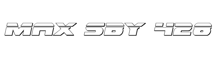 Dekaranger Bullet Italic  Free Fonts Download