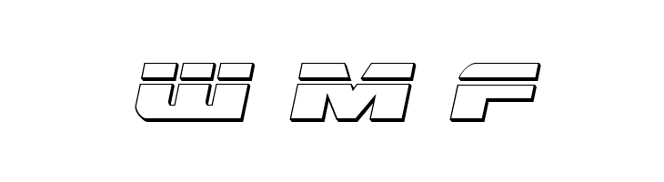 Dekaranger Bullet Italic  Free Fonts Download