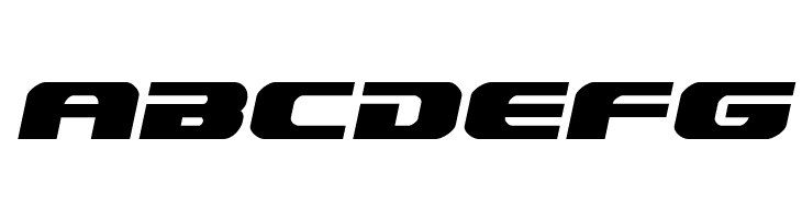 Dekaranger Expanded Italic  Free Fonts Download