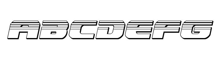 Dekaranger Chrome Italic  Free Fonts Download