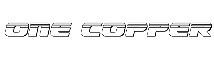 Dekaranger Chrome Italic  Free Fonts Download