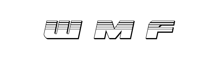 Dekaranger Chrome Italic  Free Fonts Download