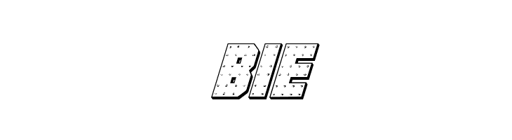 Iron Forge 3D Italic  Free Fonts Download