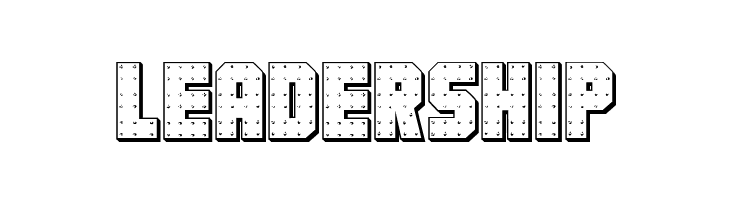 Iron Forge 3D Regular  Free Fonts Download