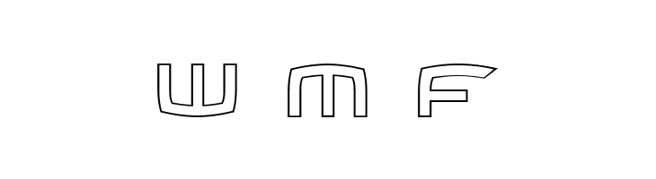 Thundergod Outline  Free Fonts Download