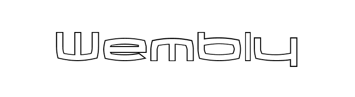 Thundergod Outline  Free Fonts Download