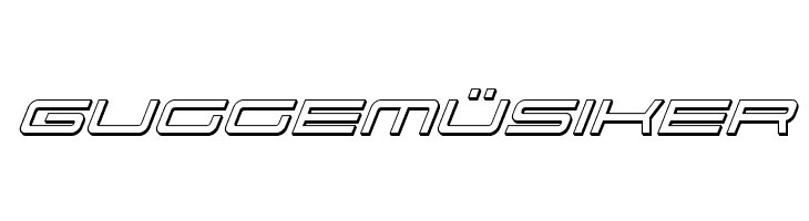 911 Porscha 3D Italic  Free Fonts Download