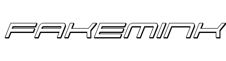 911 Porscha 3D Italic  Free Fonts Download