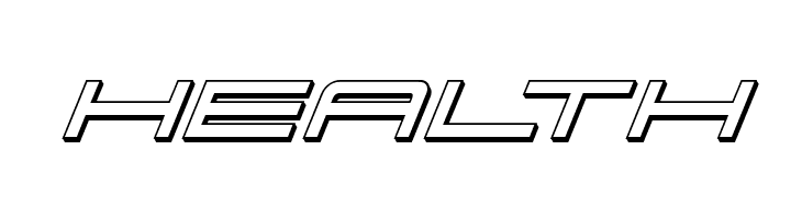 911 Porscha 3D Italic  Free Fonts Download