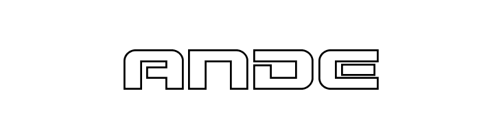 Gunship Outline  Free Fonts Download