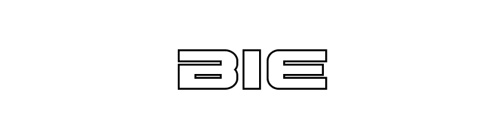 Gunship Outline  Free Fonts Download