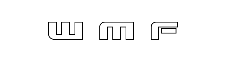 Gunship Outline  Free Fonts Download