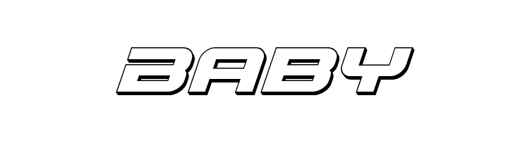 Gunship 3D Italic  Free Fonts Download