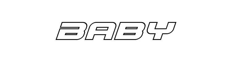 Gunship Outline Italic  Free Fonts Download