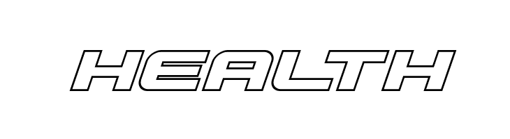 Gunship Outline Italic  Free Fonts Download