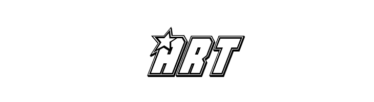 Army Rangers Engraved Italic  Free Fonts Download