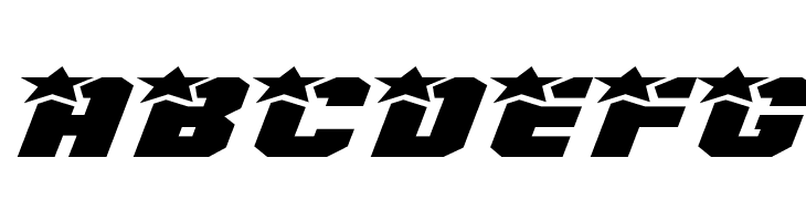 Army Rangers Regular Super-Expanded Italic  Free Fonts Download