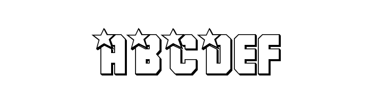 Army Rangers 3D Regular  Free Fonts Download