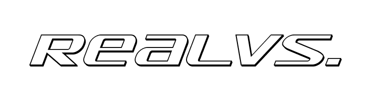 SDF 3D Italic  Free Fonts Download