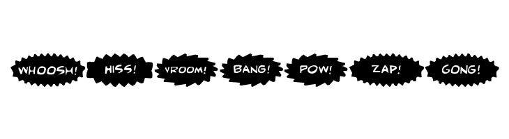 Comic FX  Free Fonts Download