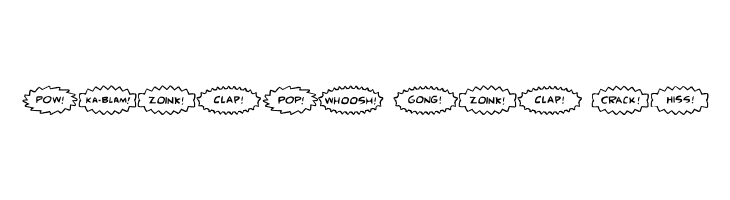 Comic FX  Free Fonts Download