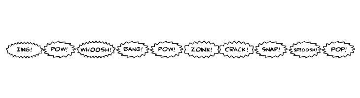 Comic FX  Free Fonts Download