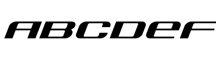 SDF Expanded Italic  Free Fonts Download