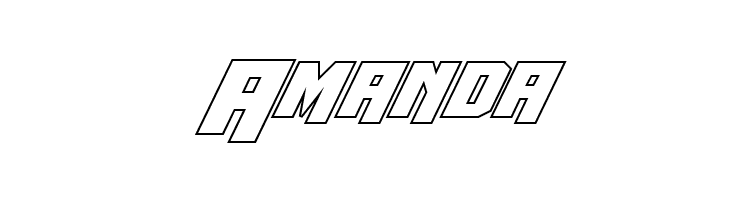 Whiskey Bravo Victor Outline  Free Fonts Download