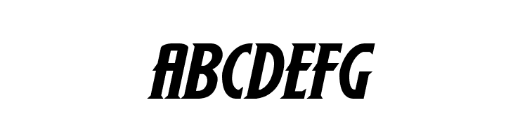 Wolf's Bane II Expanded Italic  Free Fonts Download