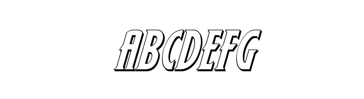 Wolf's Bane II 3D Italic  Free Fonts Download