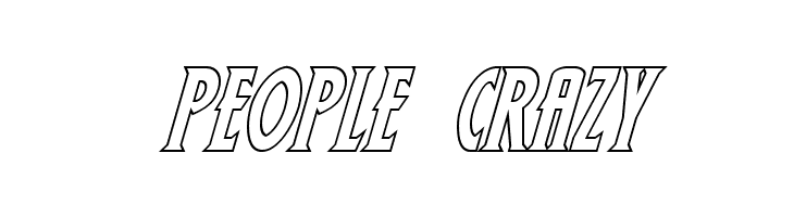 Wolf's Bane II Outline Italic  Free Fonts Download