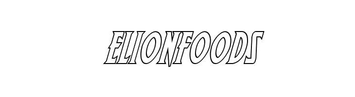 Wolf's Bane II Outline Italic  Free Fonts Download