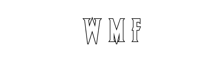 Wolf's Bane II Outline  Free Fonts Download