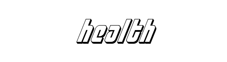 Philadelphia 3D Italic  Free Fonts Download