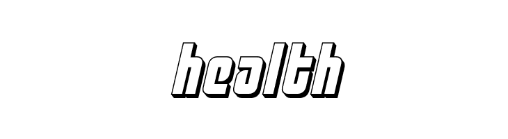 Philadelphia 3D Semi-Italic  Free Fonts Download