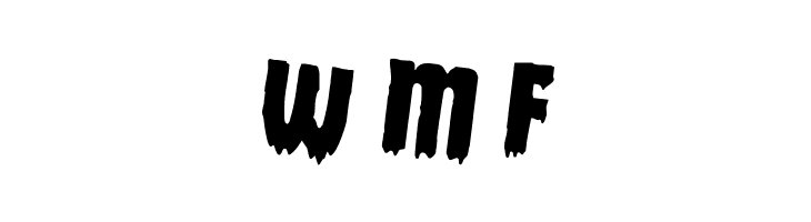 Deathblood Rotated 2  Free Fonts Download