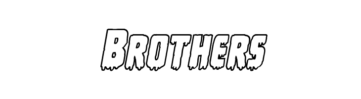 Deathblood Bold Outline Italic  Free Fonts Download