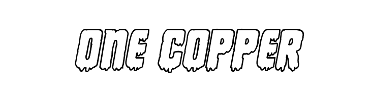 Deathblood Bold Outline Italic  Free Fonts Download