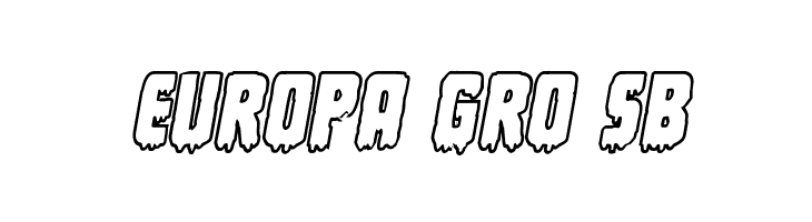 Deathblood Bold Outline Italic  Free Fonts Download