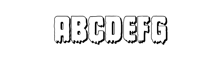 Deathblood 3D  Free Fonts Download