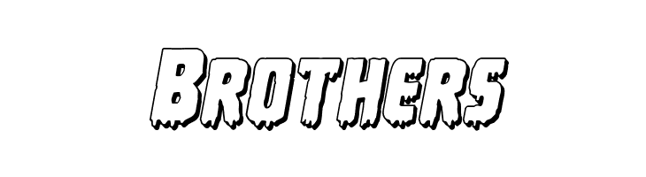 Deathblood 3D Italic  Free Fonts Download