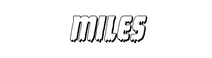 Deathblood 3D Italic  Free Fonts Download