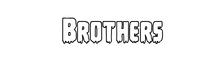 Deathblood Bold Outline  Free Fonts Download