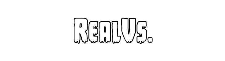 Deathblood Bold Outline  Free Fonts Download