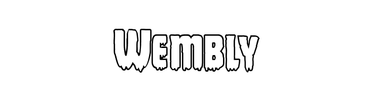 Deathblood Bold Outline  Free Fonts Download