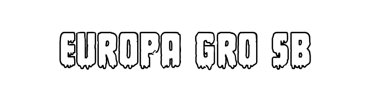 Deathblood Bold Outline  Free Fonts Download