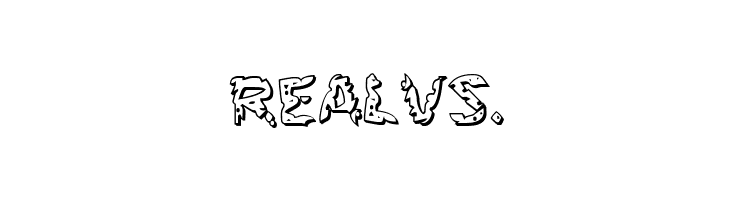 Flesh-Eating Comic 3D Regular  Free Fonts Download