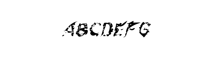 Flesh-Eating Comic Whacked Italic  Free Fonts Download